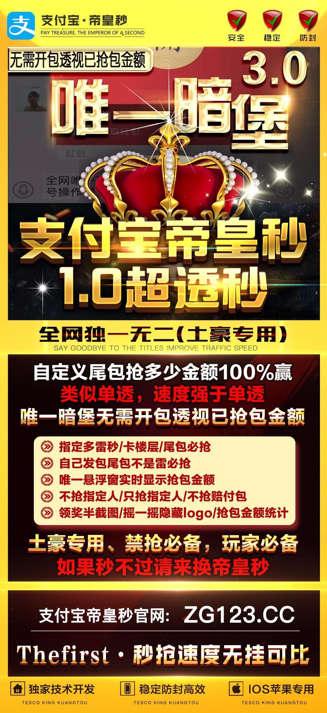 支付宝帝皇秒官方地址-支付宝扫雷/支付宝扫尾/支付宝红包-使用月码授权