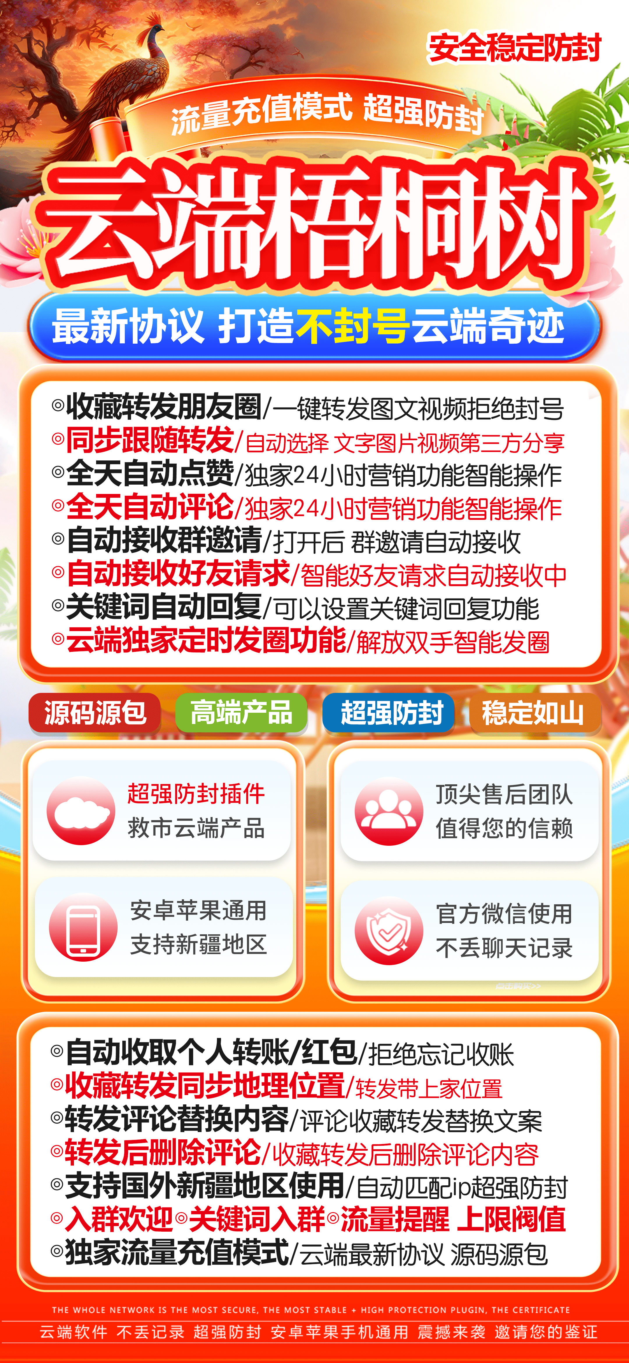 微信转发-梧桐树官网-云端梧桐树/微信一键转发/微信云端一键转发/朋友圈自动点赞评论/消息防撤回